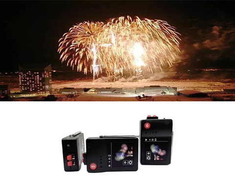 70-100m Scène de télécommande Fontaine froide intérieure Base système de tir électronique Feux d'artifice