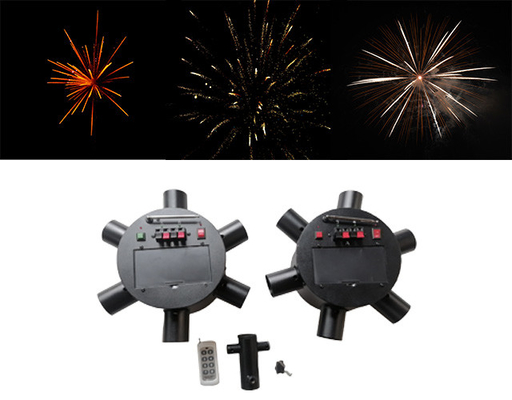 12 10 canaux 500m ventilateur feux d'artifice fontaine machine feux d'artifice réglage système de commande sans fil