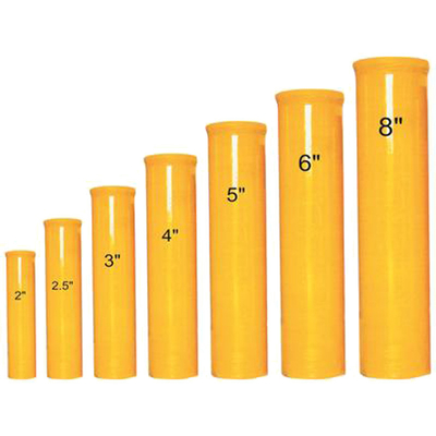 Tubes de mortier pour feux d'artifice en fibre de verre HDPE 3 pouces 4 pouces pour les fêtes