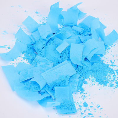 Le sexe révèle le canon de poudre, le canon de fumée bleu pour la célébration du festival.