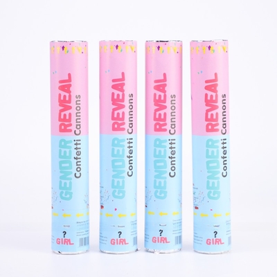 Rose bleu Biodégradable confettis de mariage Poppers Poppers de genre