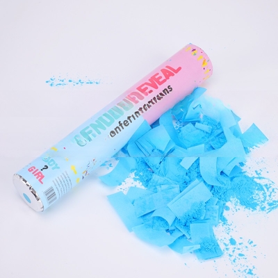Rose bleu Biodégradable confettis de mariage Poppers Poppers de genre
