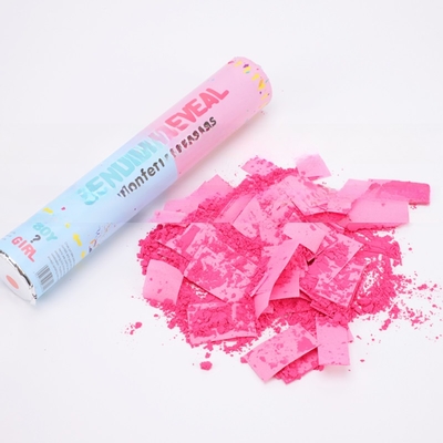 Rose bleu Biodégradable confettis de mariage Poppers Poppers de genre