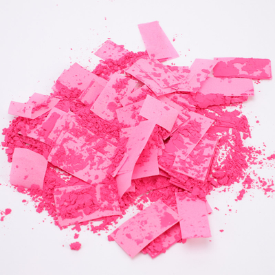 Rose bleu Biodégradable confettis de mariage Poppers Poppers de genre