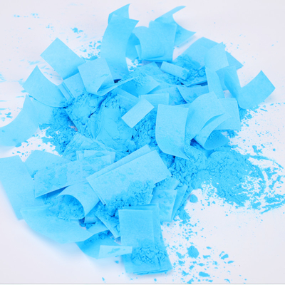 Rose bleu Biodégradable confettis de mariage Poppers Poppers de genre