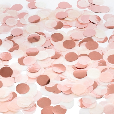 Cercle rose Tissue Paper Confetti Fête de mariage Fête d' anniversaire