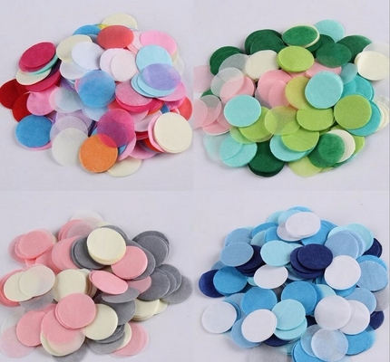 Cercle rose Tissue Paper Confetti Fête de mariage Fête d' anniversaire