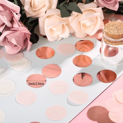Cercle rose Tissue Paper Confetti Fête de mariage Fête d' anniversaire