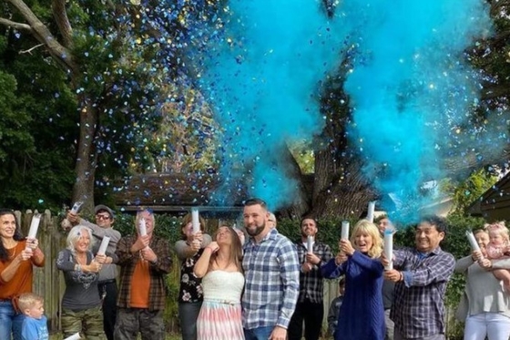 Fête de révélation de genre Poppers Cannon de confetti portable OEM ODM