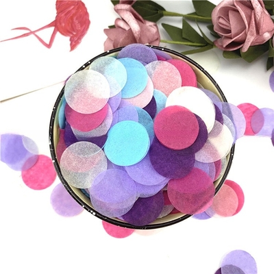 Idées de nouveauté à vendre à chaud Confetti biodégradables écologiques pour blaster fabriqués à partir de papier de riz