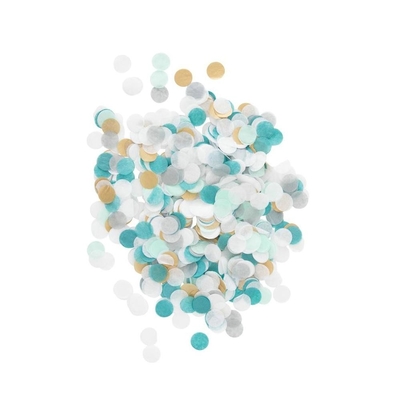 Confetti cercle points arc-en-ciel Confetti pour les fêtes Table de mariage Fêtes Papier biodégradable multicolore
