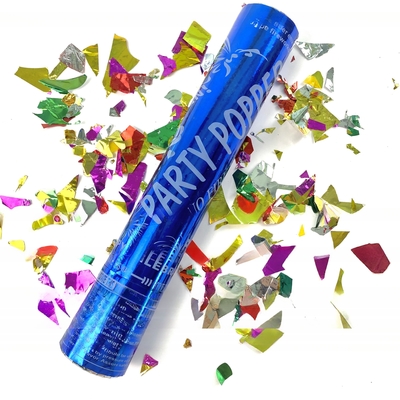 Genre Confetti Poppers Biodégradable Révéler le sexe Effets de la fumée de la couleur des confetti