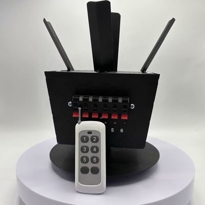 Systèmes de tir rotatif à commande à distance pour les fontaines de scène alimentées par batterie AA