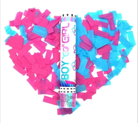 Meilleur prix sexe révéler dégradable à l' épreuve des flammes fête popper confetti canon garçons ou filles anniversaire bébé bouteille de fer