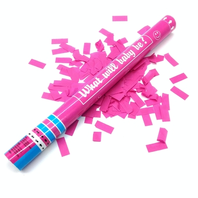 Bleu et rose biodégradable ignifuge confetti de fête Popper Twist style pour n'importe quelle occasion