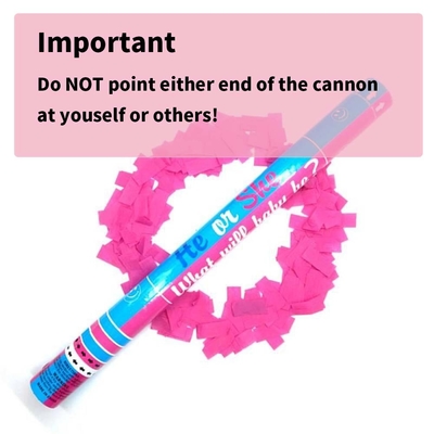 Douche de bébé portable Révéler le sexe Confetti en poudre Cannon biodégradable Fête ignifuge Popper Confetti Confetti