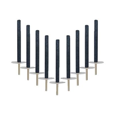 Multicolore Longtemps fil de coton Tissu cire Procession Torche bougie Signaux main Pour brûler feu de joie en plein air