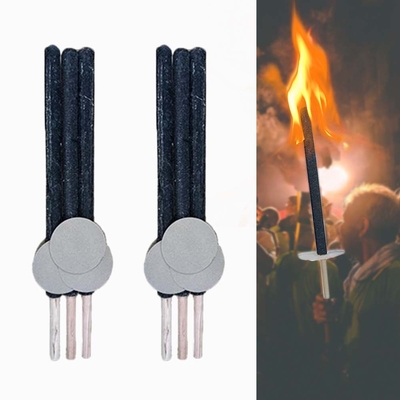 Fête de Noël Essentiel lampe de poche avec poignée de bois bougie de temps de combustion professionnel de 60 minutes