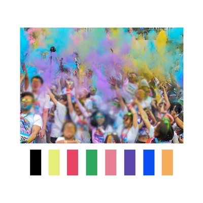 Pinture organique pour les enfants ou les fêtes Poudre Holi Gulal pour les colorants faciles à laver