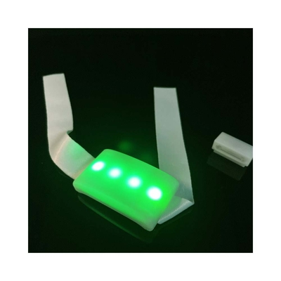 Commande à distance personnalisée lumineuse réglable LED Light Up Bracelets NFC RFID personnalisé promotionnel