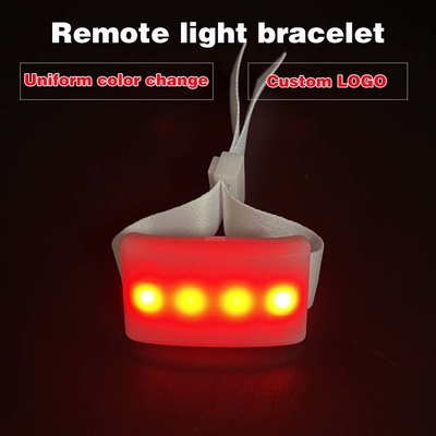 Personnalisation Dmx contrôlé LED Flash Bracelet Pour l'événement Rave Party