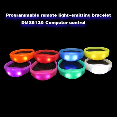 LED clignotant Bracelet en silicone Sensor sonore activé Light Up bracelet son activé Bracelet clignotant en silicone LED activé W