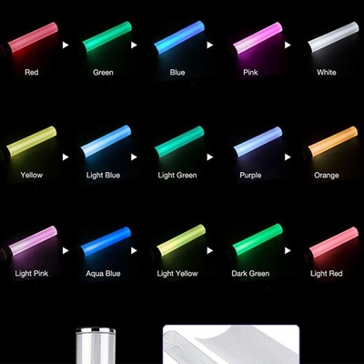 L'acrylique Mini Led Stick avec commutateur rotatif Logo laser personnalisé Mini Glow Led Acrylique Stick Led Pen Light