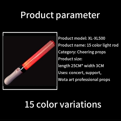 L'acrylique Mini Led Stick avec commutateur rotatif Logo laser personnalisé Mini Glow Led Acrylique Stick Led Pen Light