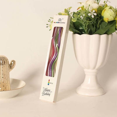 Des bougies en fil d'or en argent Des bougies pour gâteau d'anniversaire Des décorations pour fête d'anniversaire