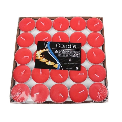 Bougie de thé colorée pour la décoration de la maison et du mariage dans un seul paquet Taille 4X4X2 cm