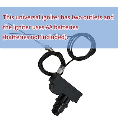 Batterie AA deux sorties Grill Igniter avec fil d'étincelle 1 mètre de long deux électrodes