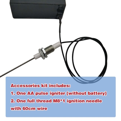 Batterie AA deux sorties Grill Igniter avec fil d'étincelle 1 mètre de long deux électrodes
