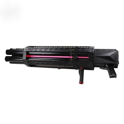 Dj Bar Atmosphère Portable Six Shots Gatling Électrique LED Confetti Gun Cannon Nightclub Pulvérisation de papier Confetti Machine