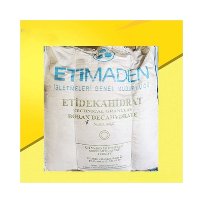 25 kg de sac à granules blancs Borax décahydraté et anhydre pour l'agriculture