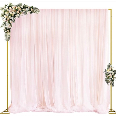 Arche de mariage rectangulaire en métal d'or En toile de fond Stand pour la cérémonie fête d'anniversaire