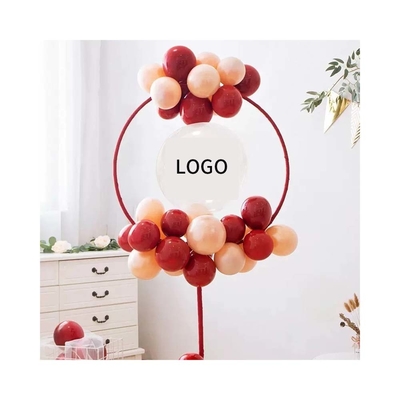 Décoration de chambre de mariage en gros Ballon Colonne anneau Bracelet Voie de mariage Ballon plomb