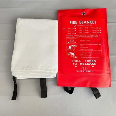 Couverture incendie de cuisine d'hôtel avec 0,4 mm 0,8 mm épaisseur et tissu de silicone ignifuge