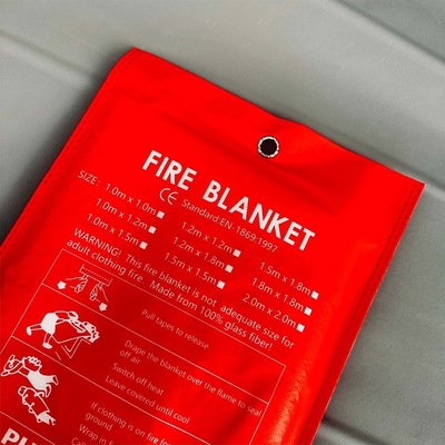 Couverture pour le feu de grande taille 1m Appartement de bureau Cuisine à libération rapide Caravane Couverture à gaufres