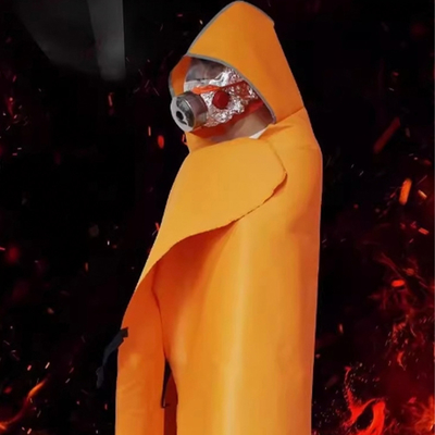Isolement de lutte contre l'incendie pour le ménage Couverture de sécurité de survie d'urgence Capuche de sauvetage contre l'incendie Capes de sauvetage de l'incendie Costume ignifuge