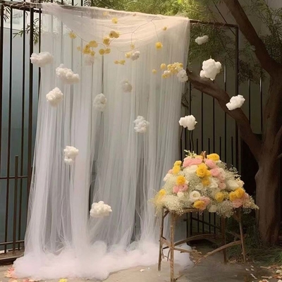 Couleur pure pour la décoration de mariage en plein air