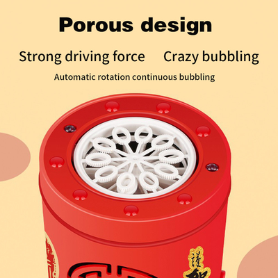 Cadeau du Nouvel An chinois Dmx Tiktok Boules électriques entièrement automatiques Jouets de soufflage de bulles Reutilisables Feux d'artifice Machine à bulles