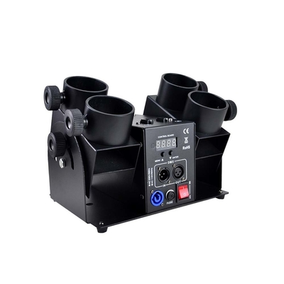 Machine électronique de lancement de confettis de 4 têtes de 120W avec contrôle DMX pour le canon de confettis de mariage et d'anniversaire