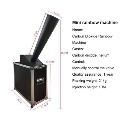 8M Jet Paper Co2 Cyclone Confetti Cannon Machine Effect de petite scène pour une surface couverte de 60 à 100 m2