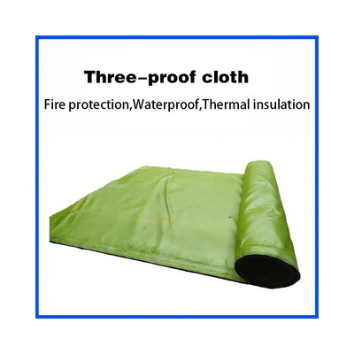 Prévention des incendies Tissu en fibre de verre enduit de silicone Taille personnalisée Tissu en fibre de verre enduit de silicone