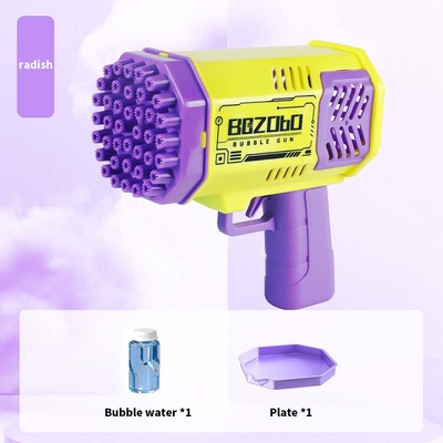 40 trous fusée bulle mitrailleuse jouet savon Bazooka pour les activités de plein air
