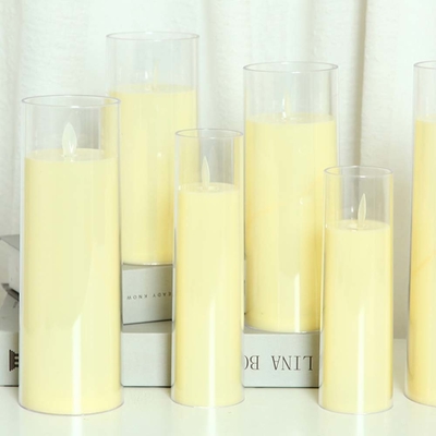 Des bougies en plastique LED sans flamme personnalisées pour la fête des pères