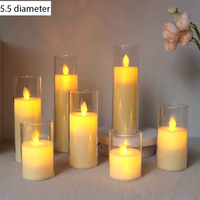 Des bougies en plastique LED sans flamme personnalisées pour la fête des pères