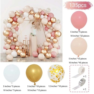 Pourpre rose macaroon ballons en latex garniture d'arche de guirlande pour le mariage décor de fête d'anniversaire
