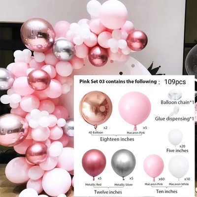 Ensemble de décoration de ballons de mariage et d'anniversaire
