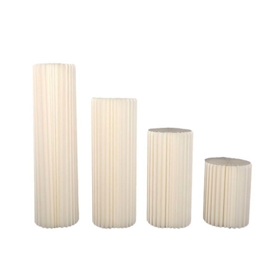 Table de dessert pliable acrylique cylindrique en forme personnalisée pour le pliage du papier Décoration de fête d'anniversaire de mariage